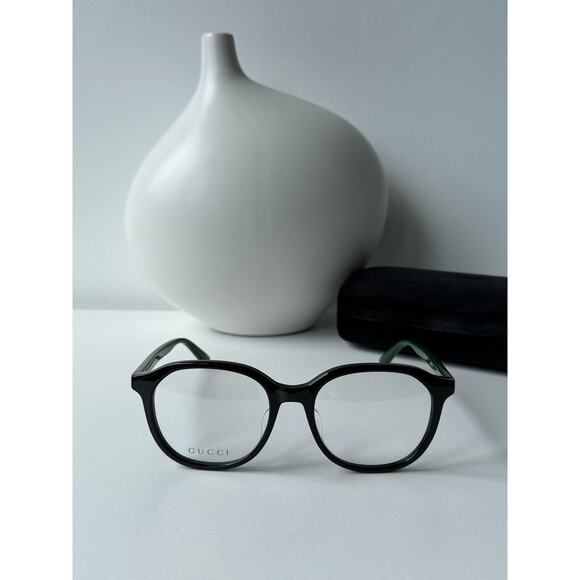 NEW Gucci GG0932OA Black Round Unisex Eyeglasses Frames - Picture 4 of 11